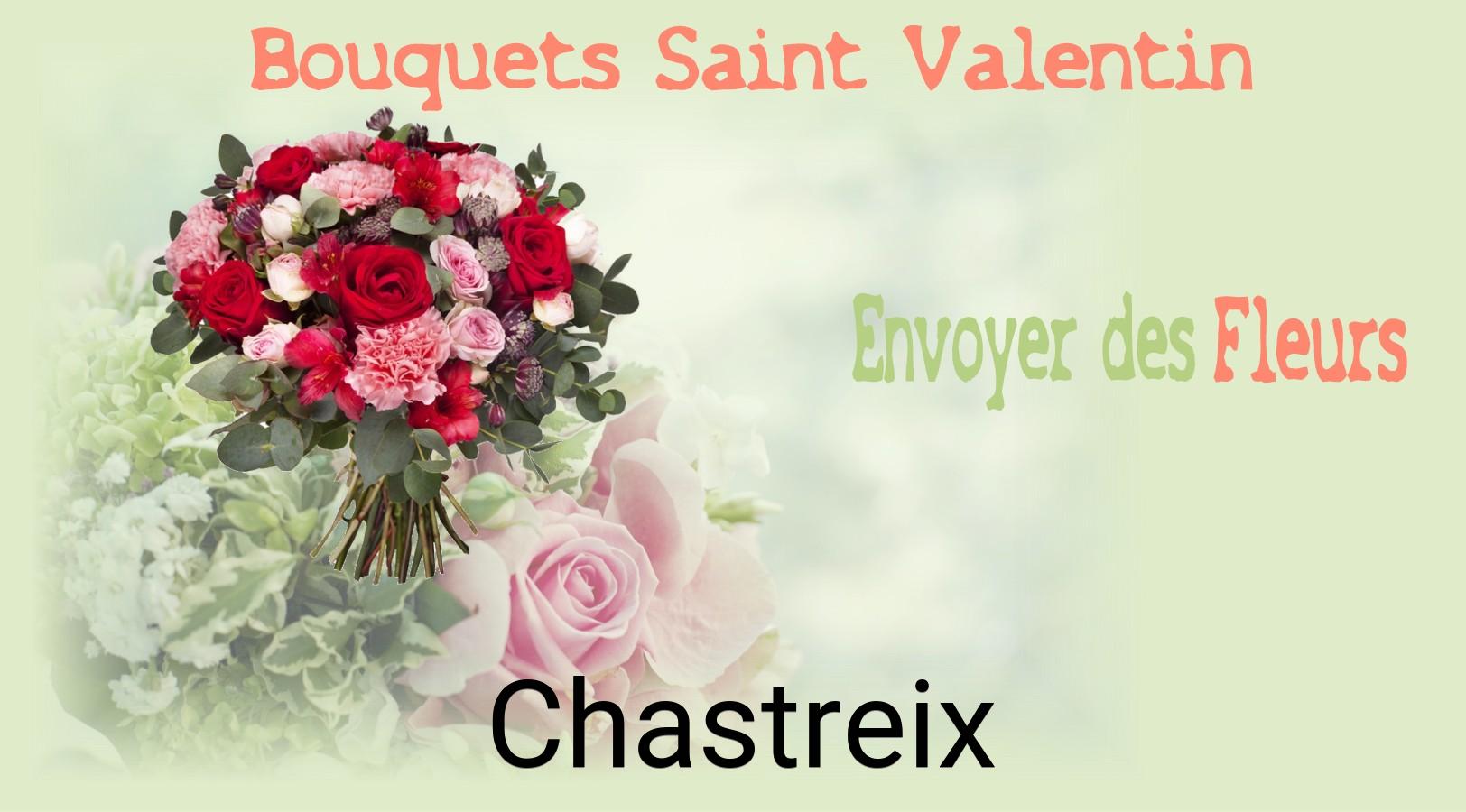 Roses de Saint-Valentin livrées à Chastreix